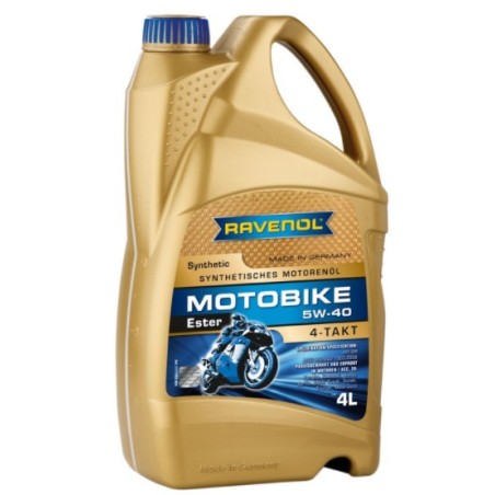 RAVENOL MOTOBIKE  4T ESTER 5W-40 4 LITROS