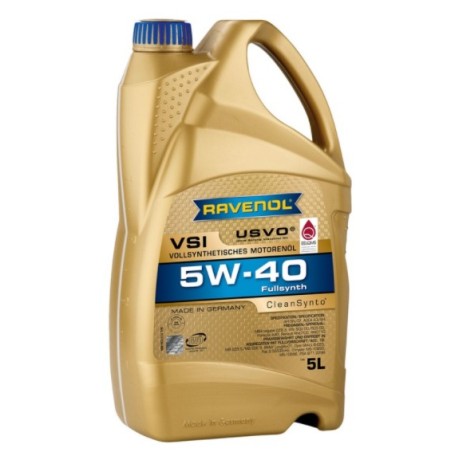RAVENOL VSI 5w40 5L USVO © Distribuidores oficiales. Acea A3/B4