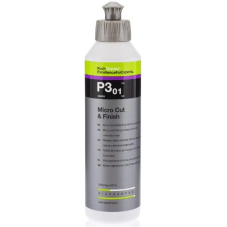 KOCH CHEMIE P3.01 MicroPulimento con cera de carnaúba de facil aplicación para uso con máquina. Formato 250g