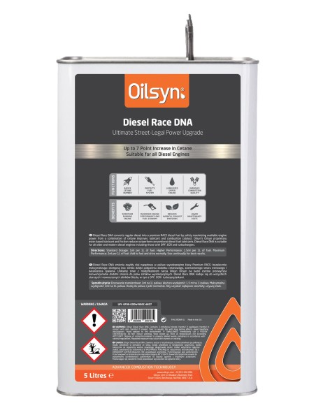Oilsyn Diesel RACE DNA 5L aditivo para coches diesel de carreras