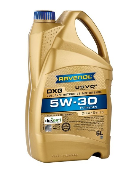 RAVENOL DXG 5w30 USVO & CleanSynto. Base PAO, DEXOS