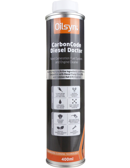 Oilsyn CarbonCode Diesel Doctor limpiador y descarbonizador Diesel.