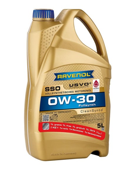 RAVENOL SSO 0W30 USVO Promo 4+1 Gratis. DISTRIBUIDOR OFICIAL