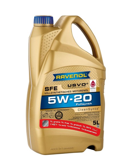 RAVENOL SFE 5w20 USVO 5L en oferta de lanzamiento!