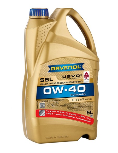 RAVENOL SSL 0W40 USVO 5L Distribuidores oficiales