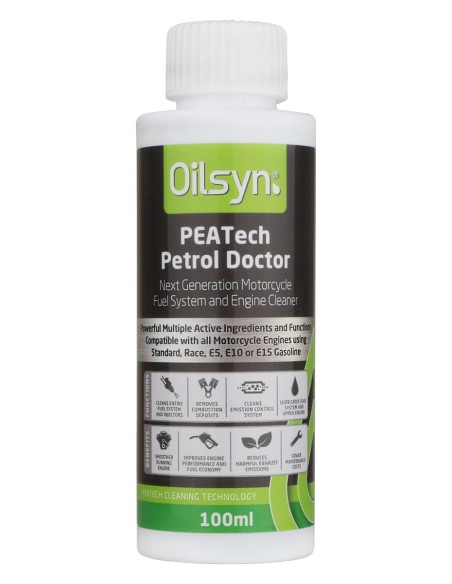 Oilsyn  PEA-TECH, Limpiador, inyeccion intensivo para MOTOS.