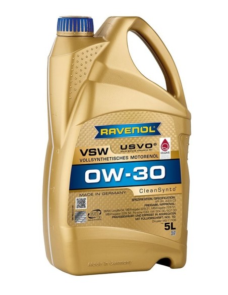 Lubricante completamente sintético RAVENOL VSW 0W30 USVO