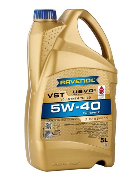 Aceite de motor 5w40 RAVENOL VST, base PAO+ESTER